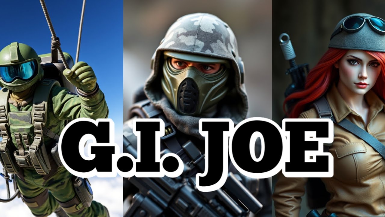 Somewhat Realistic G.I. JOE Characters Created By AI