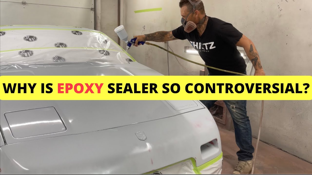 Mixing and applying EPOXY primer/sealer on the 1985 Fiero GT