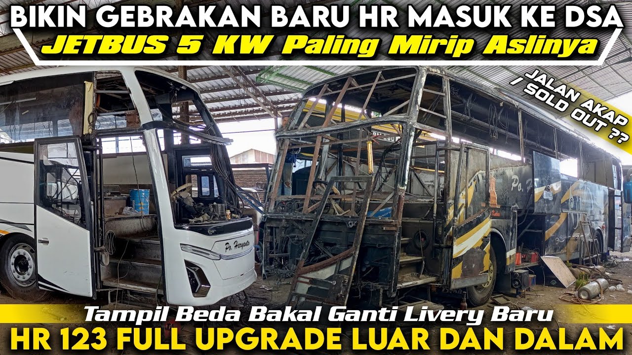 Bikin Gebrakan Baru Po. Haryanto HR 123 Perdana Rombak Dewi Sri Asri Dibikin Jetbus 5 Paling Detail