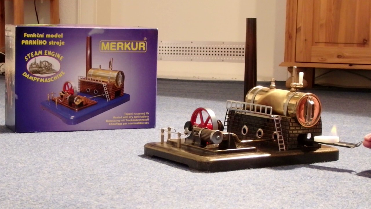 Dampfmaschine der Firma Merkur Made in Tschechien