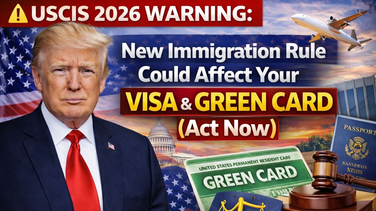 🚨 USCIS 2026 WARNING New Immigration Rule Could Affect Your Visa & Green Card Act Now