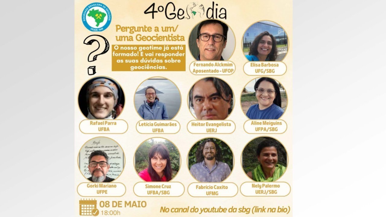 4º GEODIA - LIVE #sbgeoexplica : PERGUNTE A UM(A) GEOCIENTISTA edição 2024