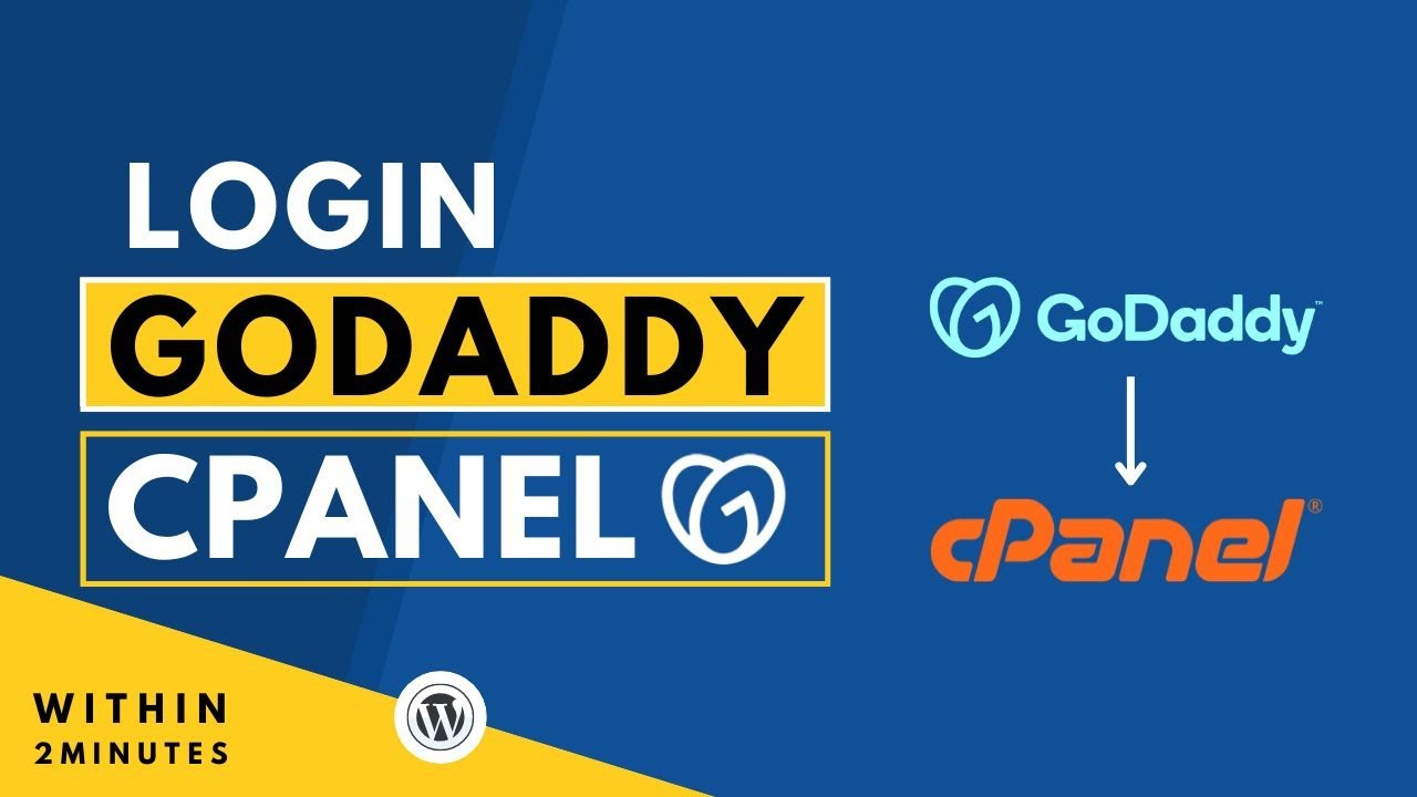 How To Login Godaddy Cpanel 2026 | Find & Access Cpanel In Godaddy Hosting