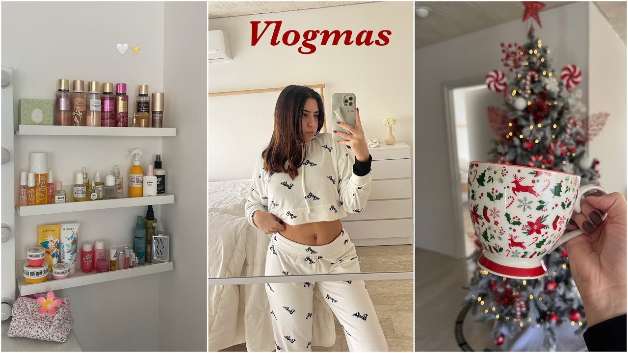 Vlogmas ❤️ χαλαρες μερες στο σπιτι, unboxing PR πακετα και αλλα 🎄