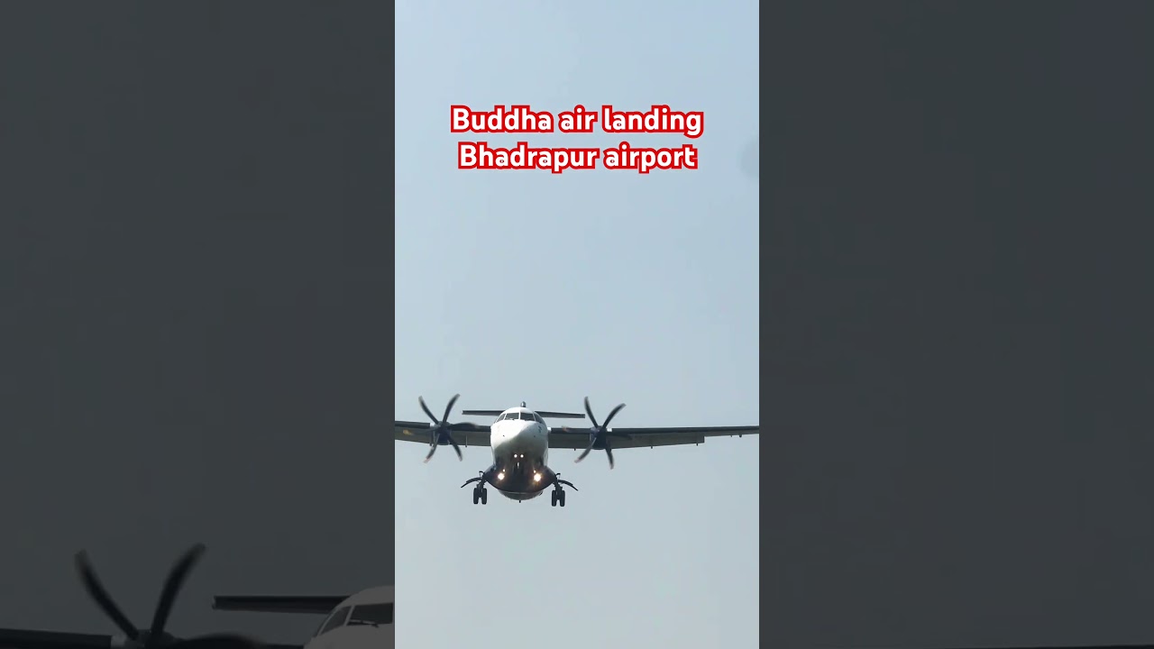 #landing at bhadrapur airport #youtubeshorts #hightlight