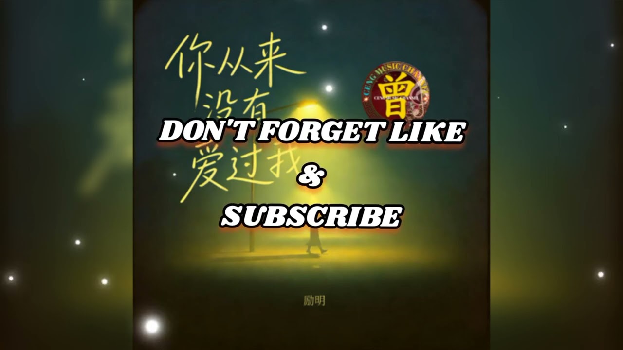 ▶️ 你从来没有爱过我 Ni cong lai mei you ai guo wo 励明 Li ming 【中/pinyin】