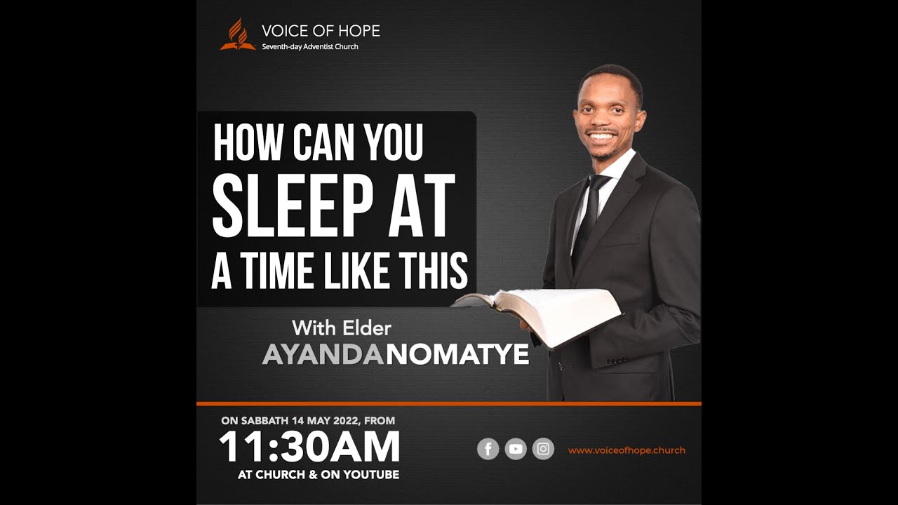 How Can You Sleep At A Time Like This | Ayanda Nomatye | 14 May 2022