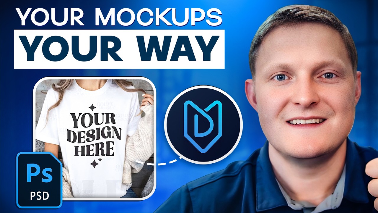 How to Create Custom Mockups for Etsy & Shopify Using PSD Files | Easy Step-by-Step Tutorial