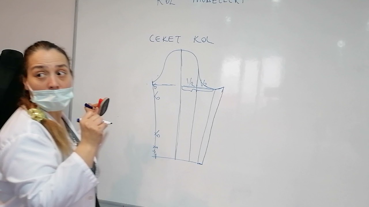 Ceket Kol Kalıbı Çalışması.