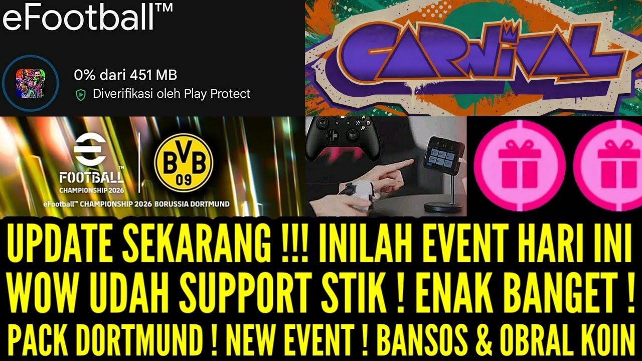 UPDATE! UDAH SUPP0RT STIK ENAK BGT ! SPESIAL D0RTMUND, CARNIVAL BRAZIL, BANS0S GRATIS & 0BRAL K0IN !