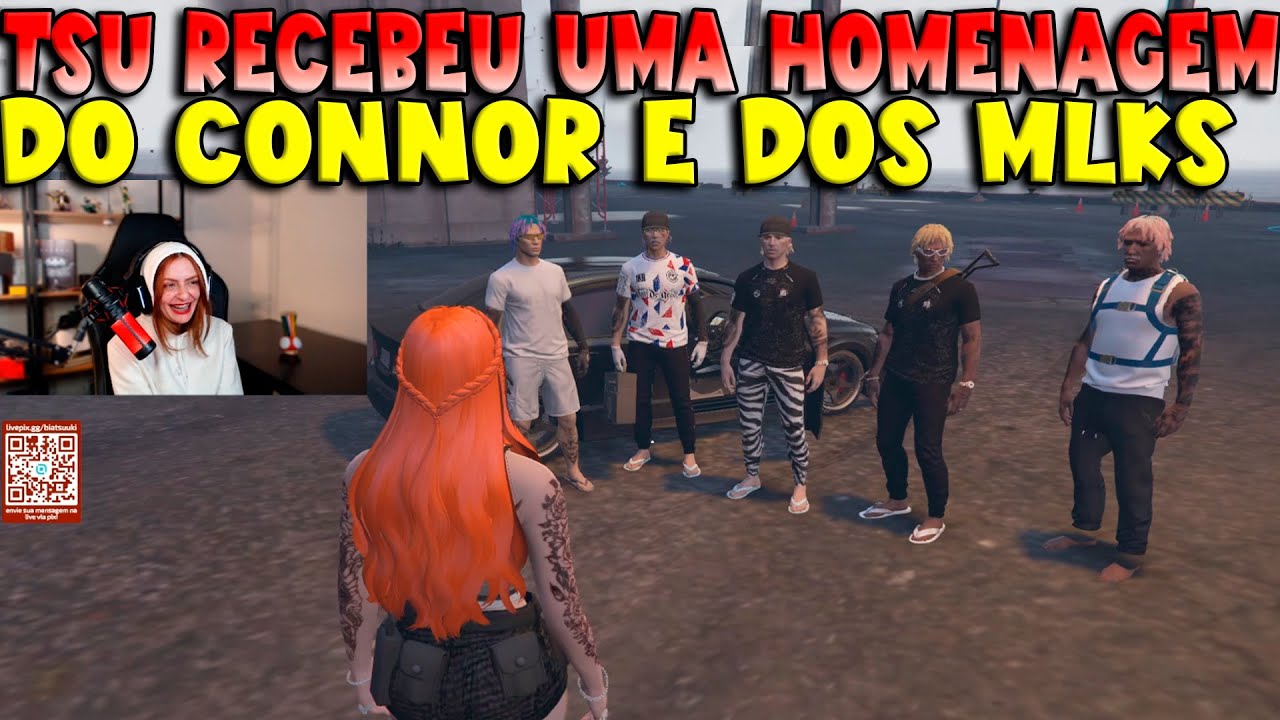 TSUUKI RECEBEU UMA HOMENAGEM DO CONNOR E OS MLKS 😍😭 - KOGA GTA RP CLIPS
