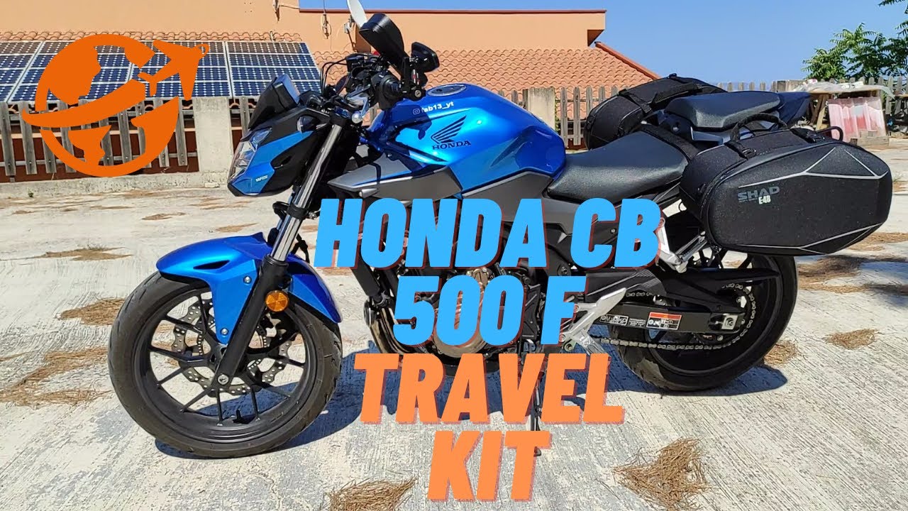 HONDA CB 500 F 2021 KIT TRAVEL WITH SHAD E-48 BAGS