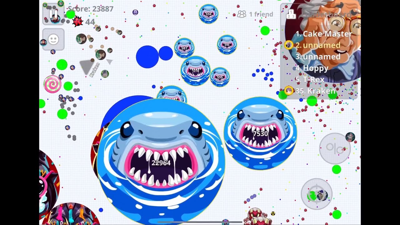 【Agar.io Mobile】超過密な激アツ鯖ペアで大暴れしてきた！with りんご