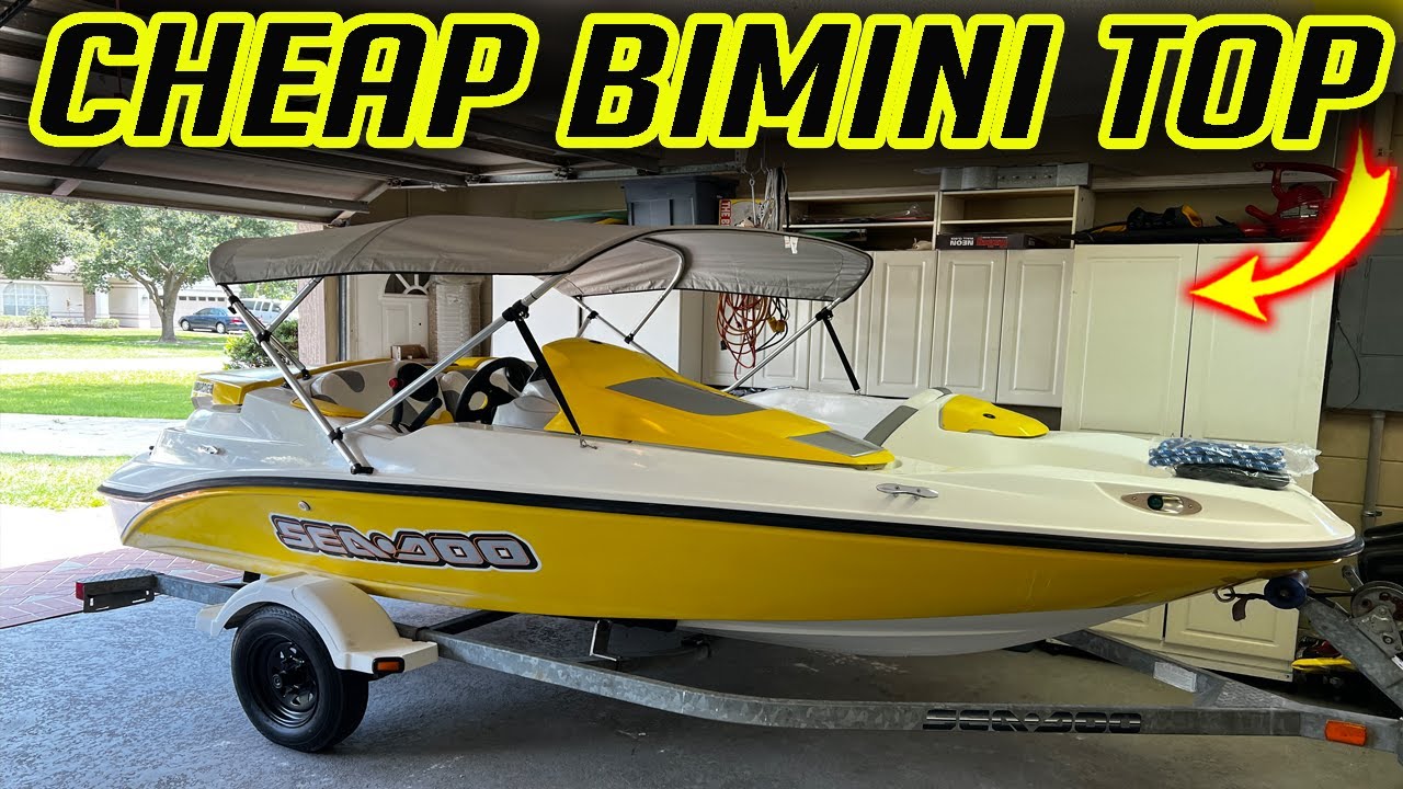Installing a Bimini Top on Seadoo Sportster Speedster to Factory Mounts