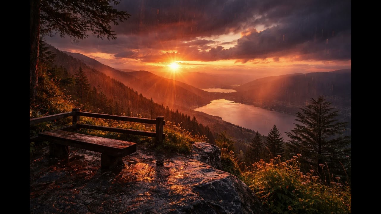 Sonnenuntergang & Stille
