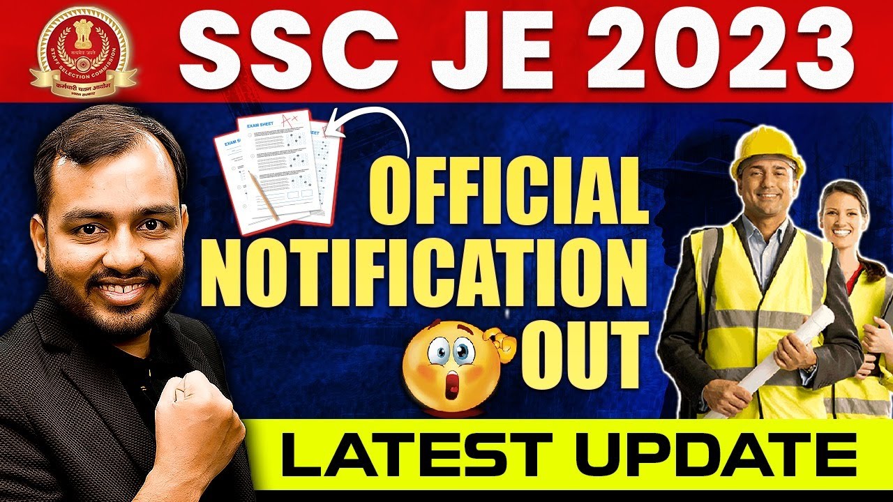 SSC JE 2023 Notification | Complete Details | Engineers Wallah