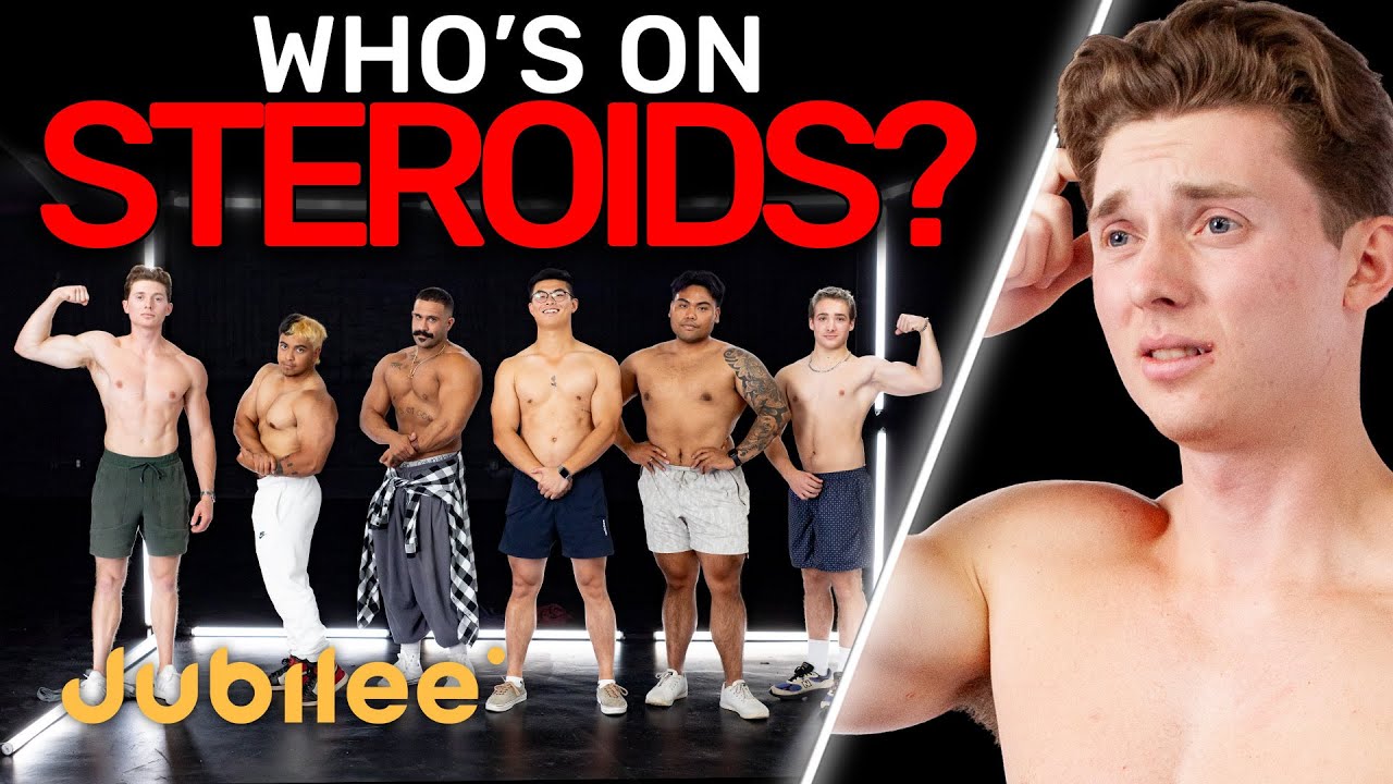 4 Natural Bodybuilders vs 2 Fakes