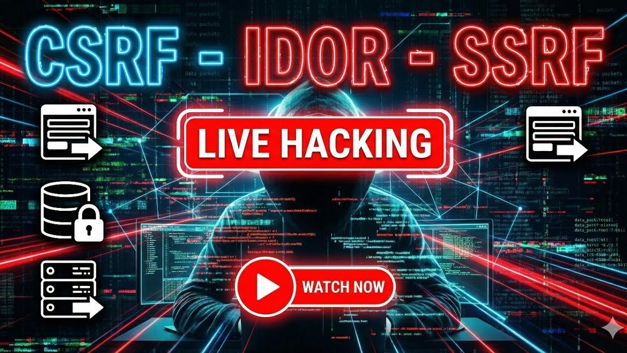 CSRF - IDOR - SSRF Practical