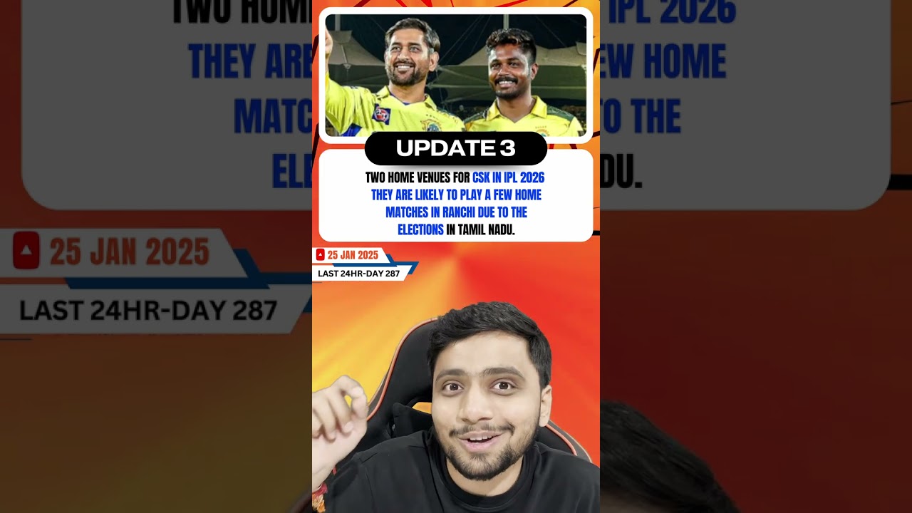 IPL 2026 CSK Venue Change | ICC Big Decision On Bangladesh 😱