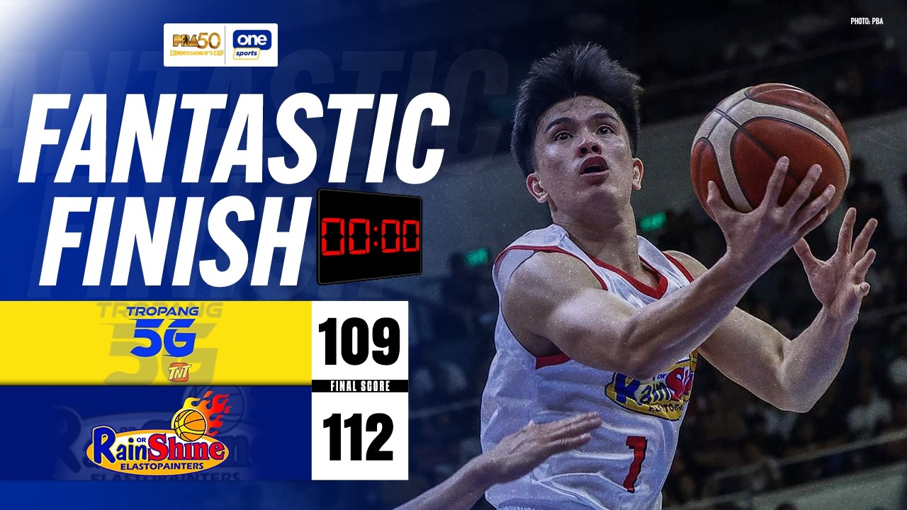 Rain or Shine's DRAMATIC FINISH 🔥 vs. TNT | PBA Season 50 Commissioner's Cup