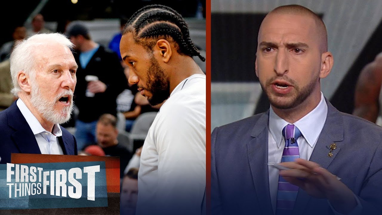 Nick Wright on the San Antonio Spurs hesitancy to trade Kawhi Leonard | NBA | FIRST THINGS FIRST