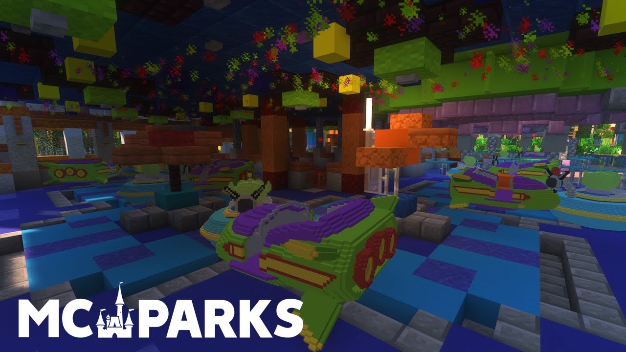 Alien Swirling Saucers (Disney's Hollywood Studios) - MCParks - Minecraft