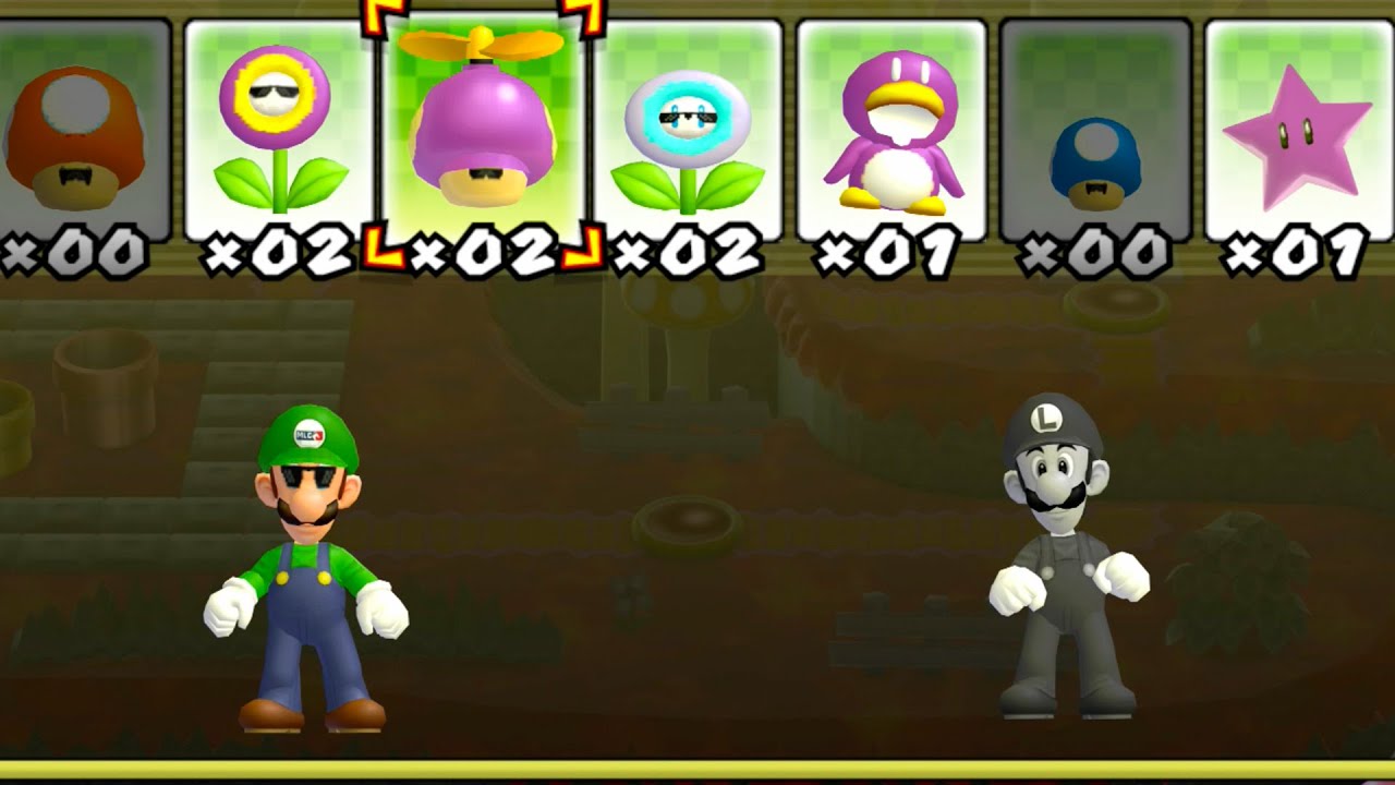 New Super Mario Bros. Wii (Hack) – 2 Players Walkthrough Co-Op #2