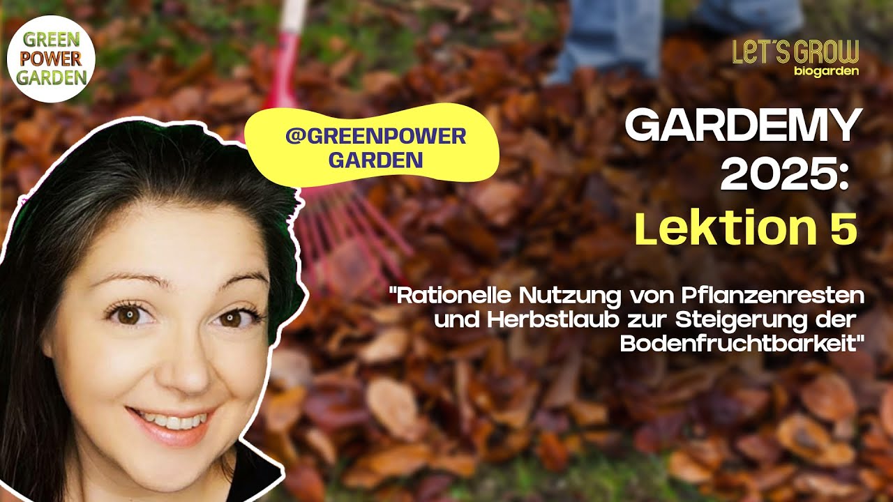 GARDEMY | Schrittweise Herstellung von Kompost zur Erhöhung der Bodenfruchtbarkeit @GREENPOWERGARDEN