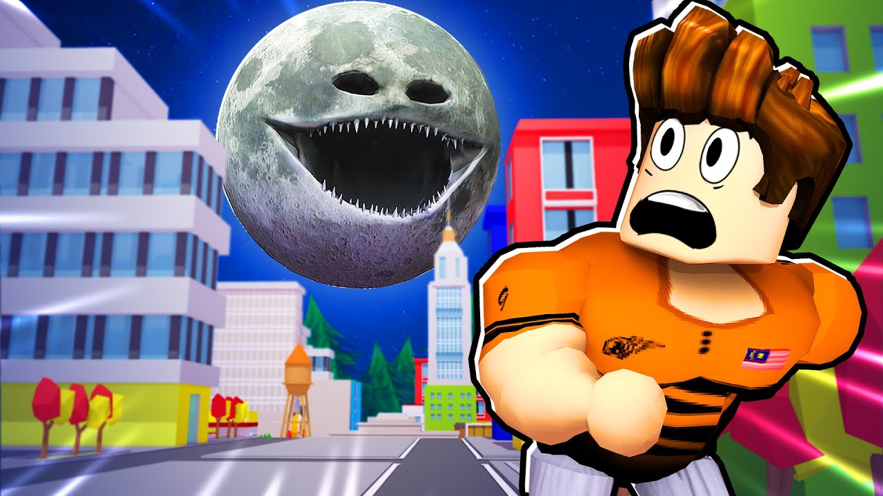 Dunia Makin Hampir Kiamat Sebab Bulan Nak Makan Bumi 🌏🌑🌞┃The Moon Wakes up Roblox Malaysia