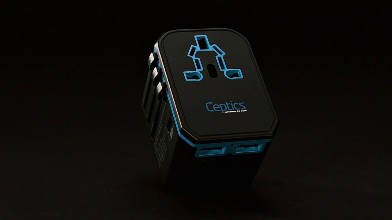 Universal Travel Adapter - Power Delivery & Quick Charge 3.0 - Charge anywhere in the World