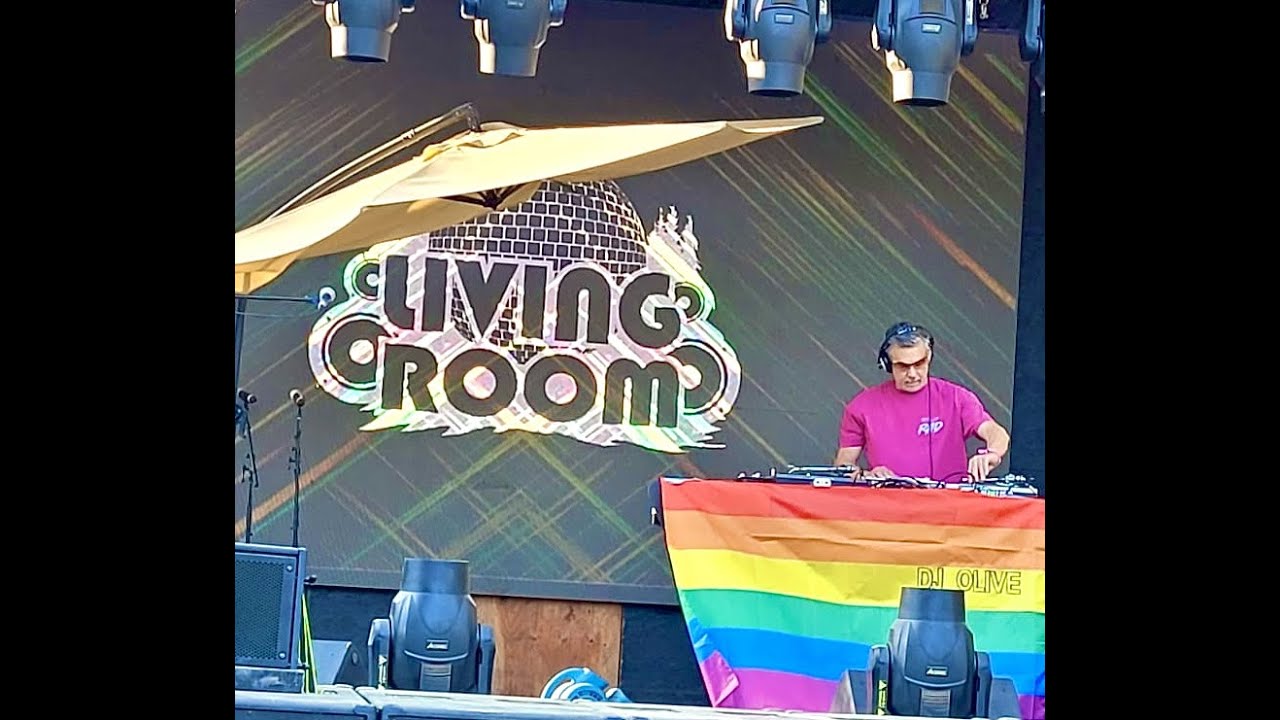 DJ OLIVE Shambhala 2023 all vinyl early '90's House on the Beach