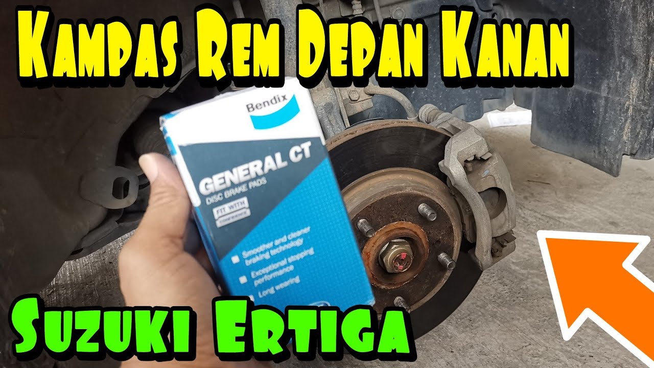 Cara Lengkap Ganti Kampas Rem Depan Kanan Suzuki Ertiga | Tutorial Replace Brake Pads Suzuki Ertiga