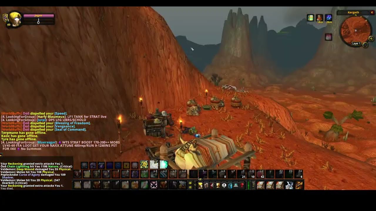 Classic Era Reckoning Paladin World PvP