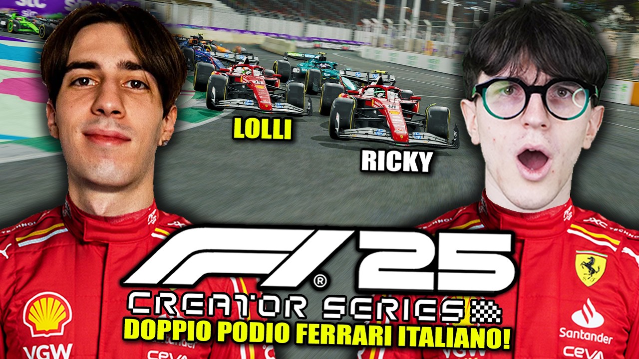 DOPPIO PODIO ITALIANO in FERRARI nella PRIMA GARA del CREATOR SERIES STAGIONE 12!? 🤩