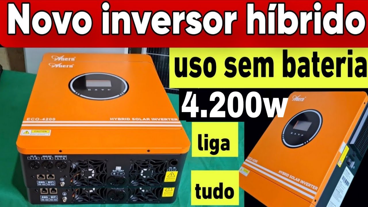 LIGA CASA TODA NO OFF GRID SÓ NOS PAINÉIS SEM BATERIA, SERÁ POSSÍVEL ? INVERSOR BARATO E SILENCIOSO 