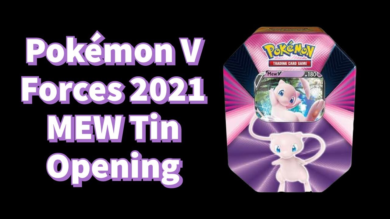 VMAX PULL! | Opening NEW 2021 Pokémon V Forces MEW Tin