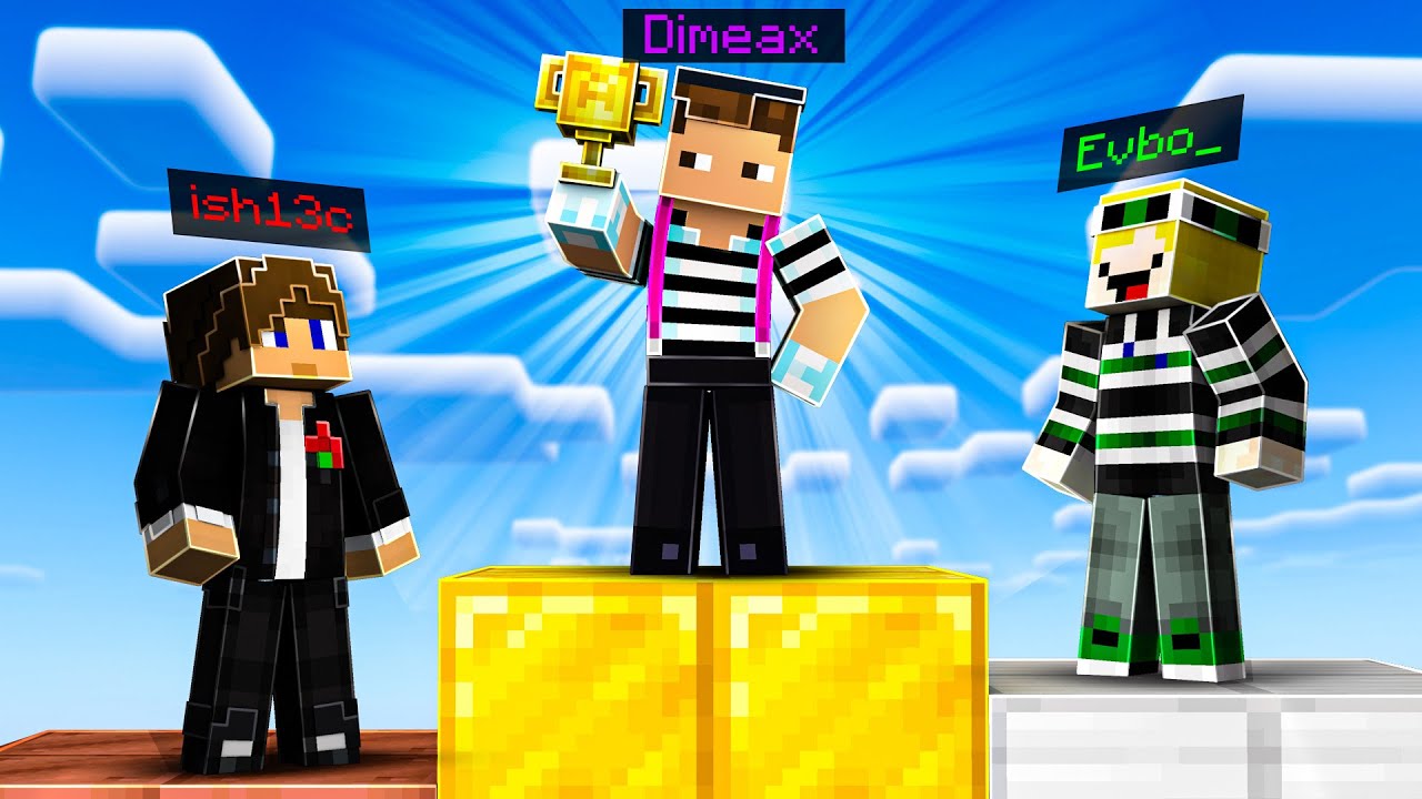 Ich dominiere das größte internationale Minecraft Turnier