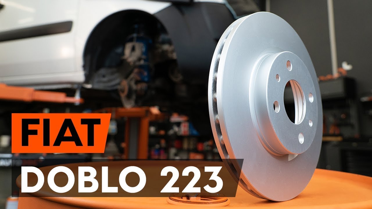 Wie FIAT DOBLO 1 (223) Bremsscheiben vorne wechseln [AUTODOC TUTORIAL]