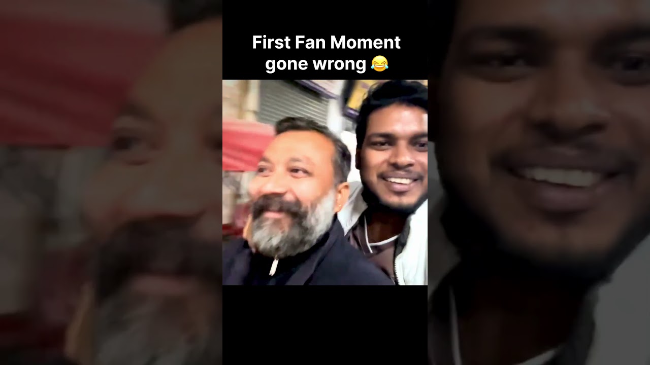 Fan moment gone wrong 