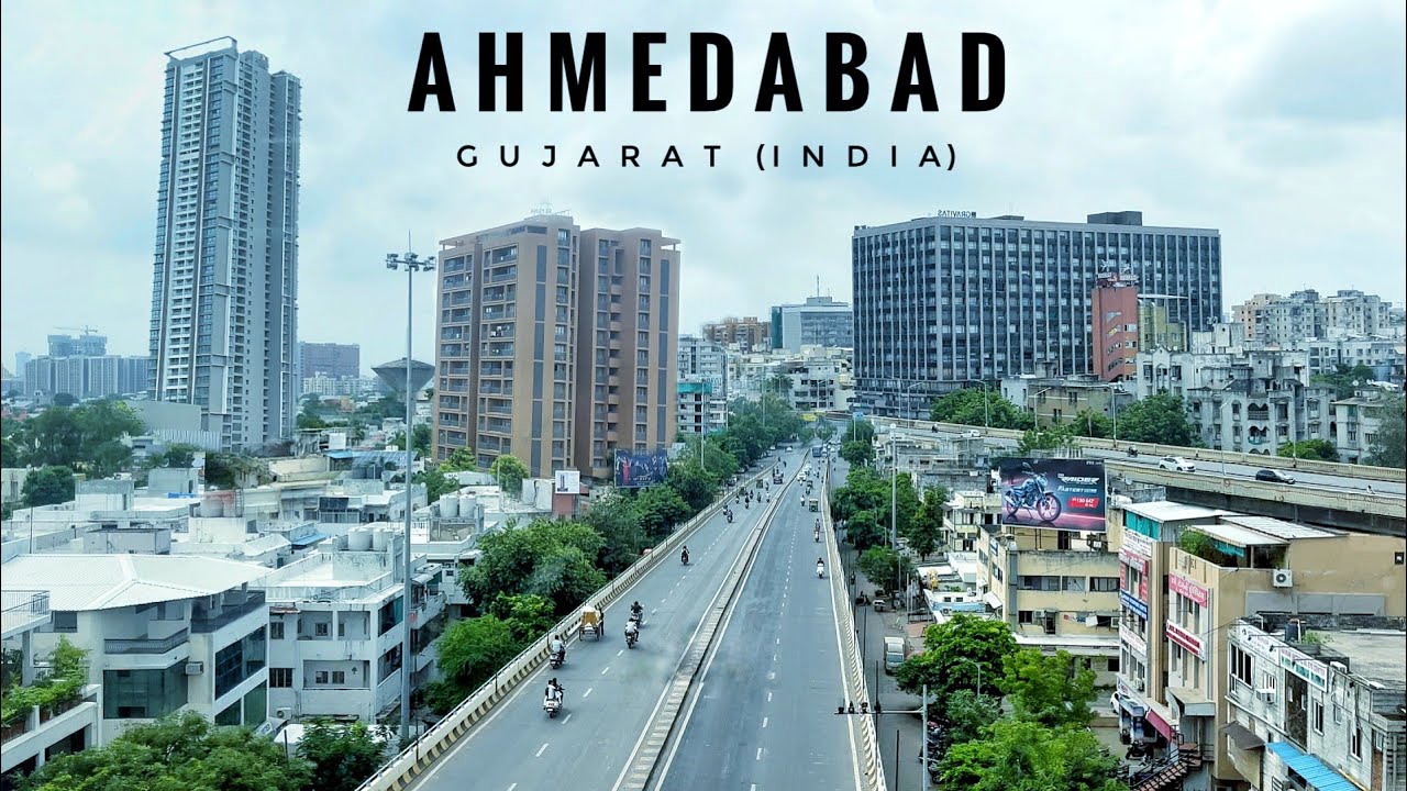 Ahmedabad Skyline View (2025) From Metro Rail Pt-1 | Ahmedabad | Gujarat | India | Plenty Facts |