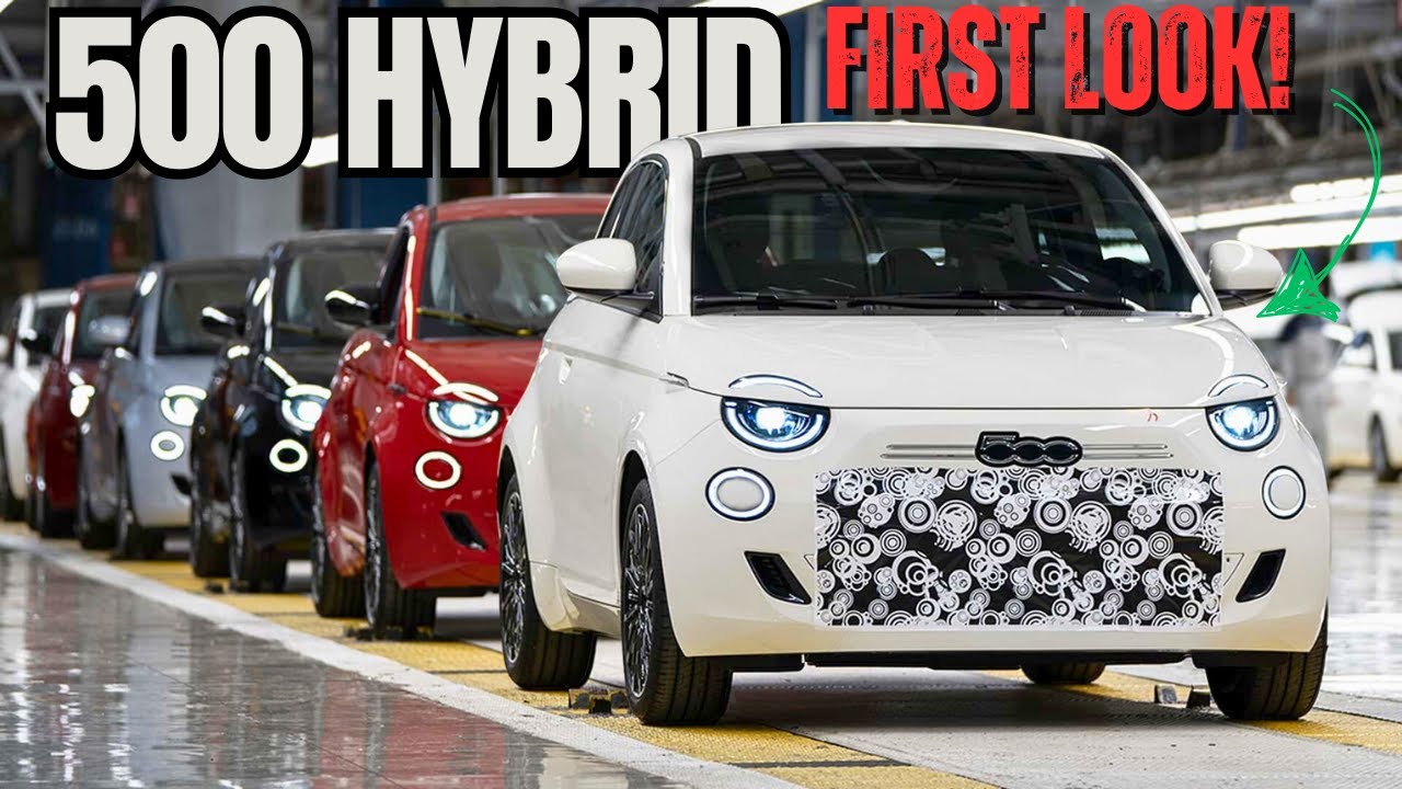 The New FIAT 500 Hybrid First Look During Development Testing!