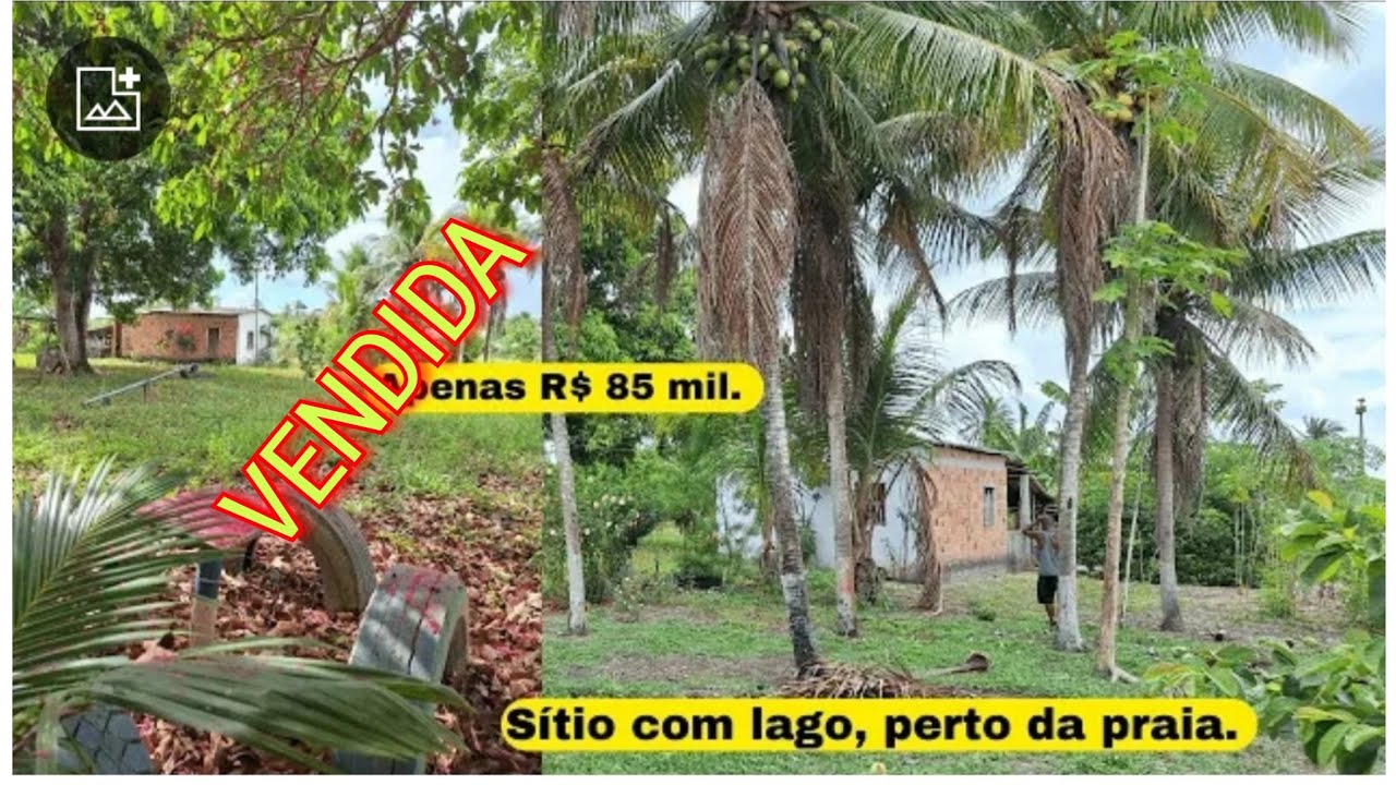 Vendo Sítio lindo R$85 mil. À 40 minutos das praias  de Caravelas e Prado no Extremo sul da Bahia.