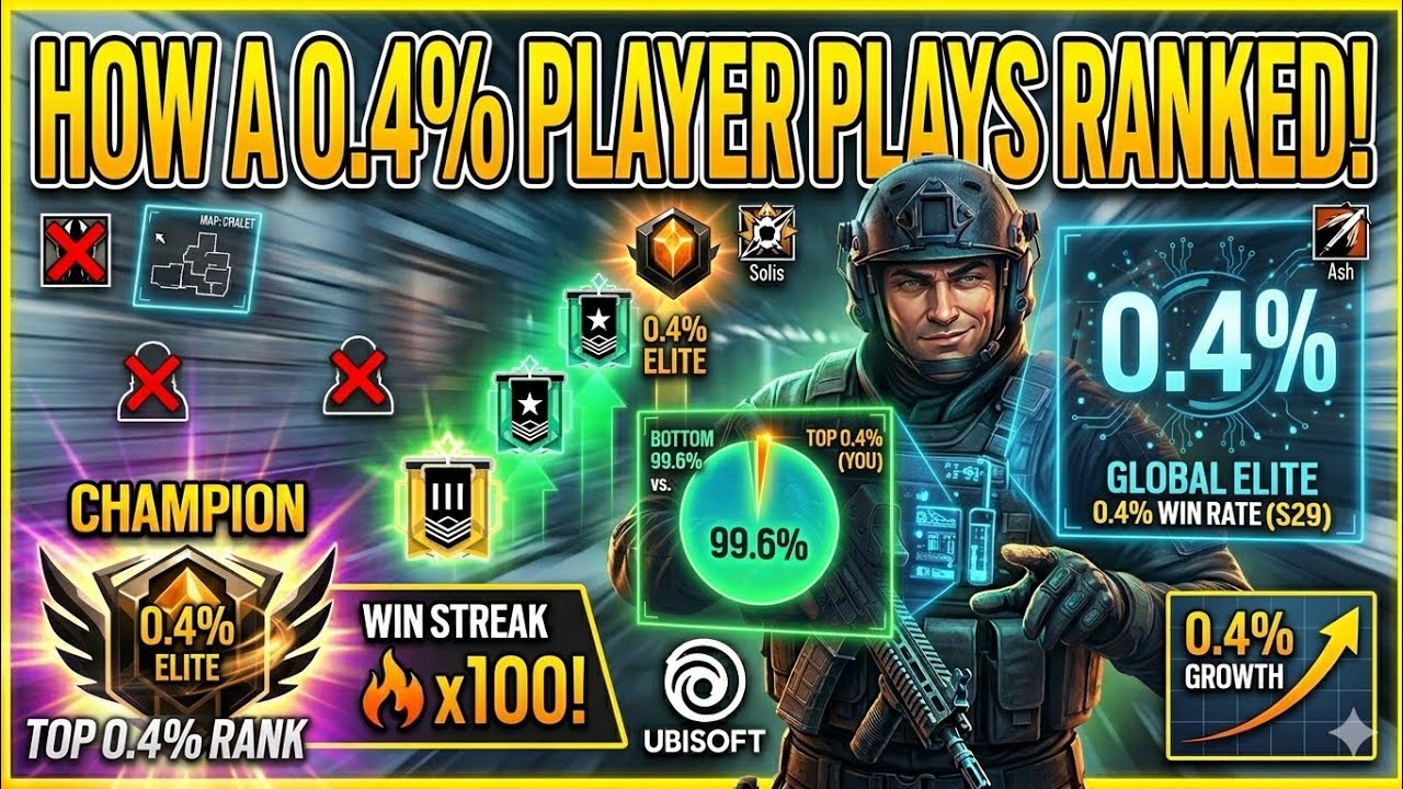 How a 0.4% plays ranked Rainbow Six Siege