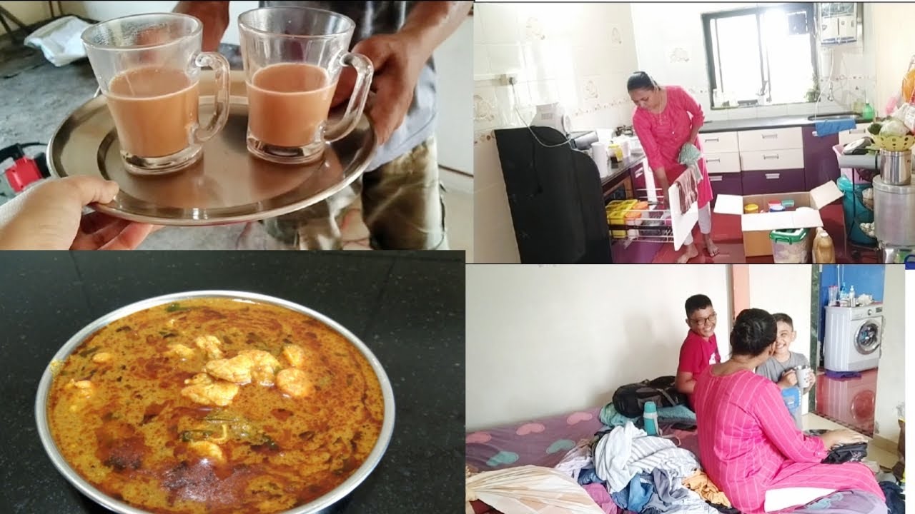Shifting चा plan बदललेला आहे  || आगरी कोळी पद्धतीतील कोळंबीचे काळवण || Marathi Homemaker