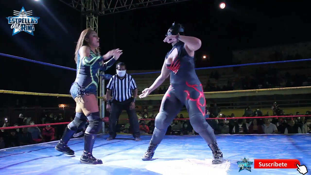 Estrellita vs La Hiedra vs Faby Apache  PROMOCIONES ROSALES/PROMOTORA GALA