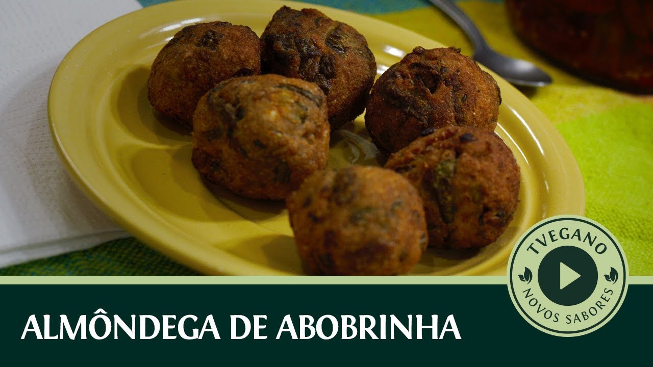 ALMÔNDEGA DE ABOBRINHA | Zucchini Meat Balls (en sub) TVegano #13