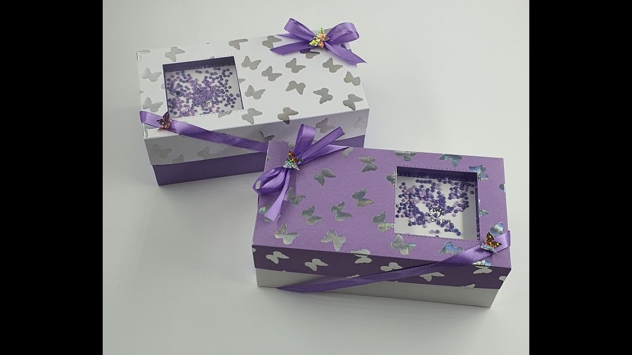 Geschenkebox mit Schüttelfenster