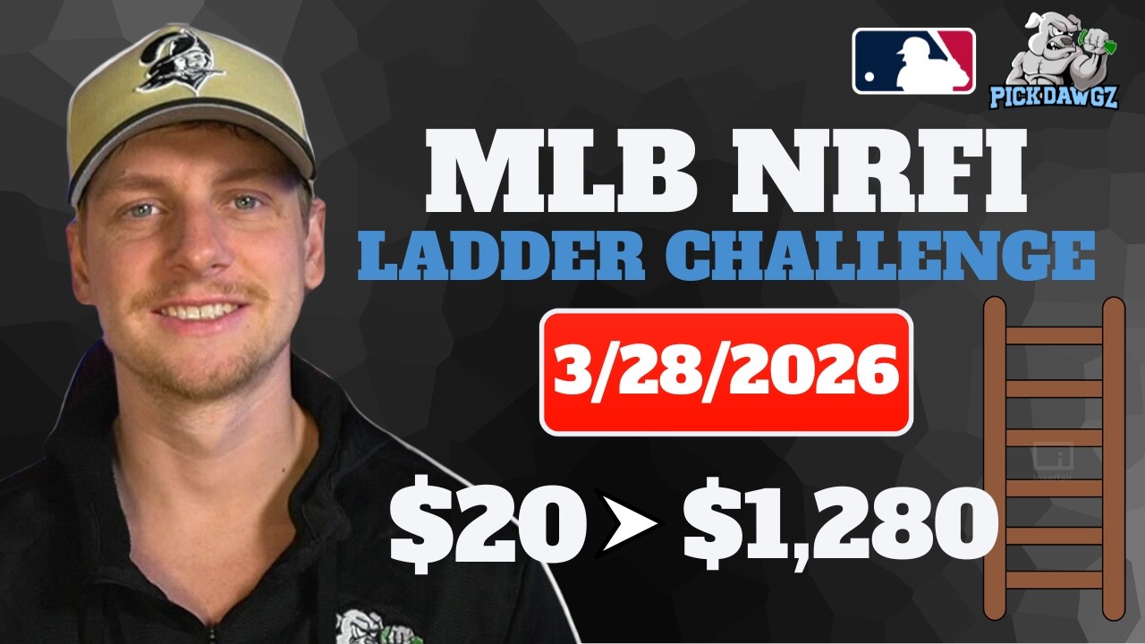Прогнозы и ставки на матчи MLB на сегодня, 28 марта 2026 г. - NRFI Ladder Challenge