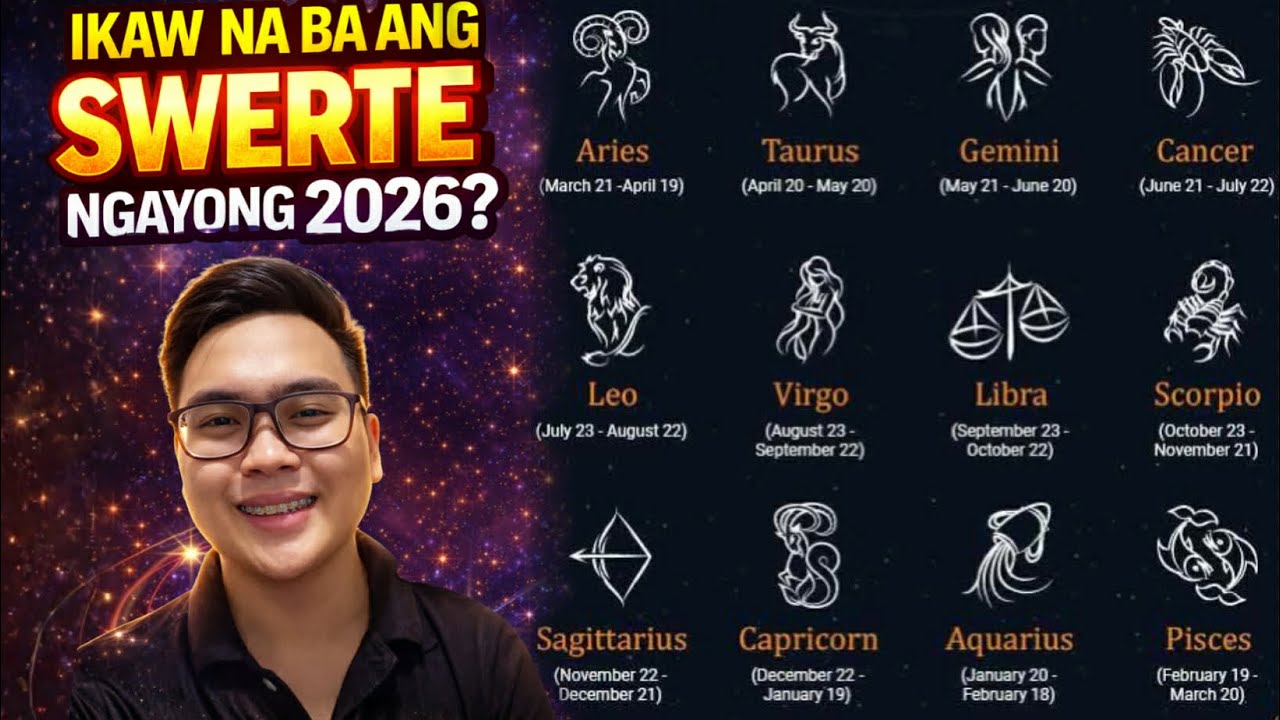 MGA PINAKA SWERTENG ZODIAC SIGNS SA TAONG 2026! | IKAW NA BA ANG SWERTE AT YAYAMAN?