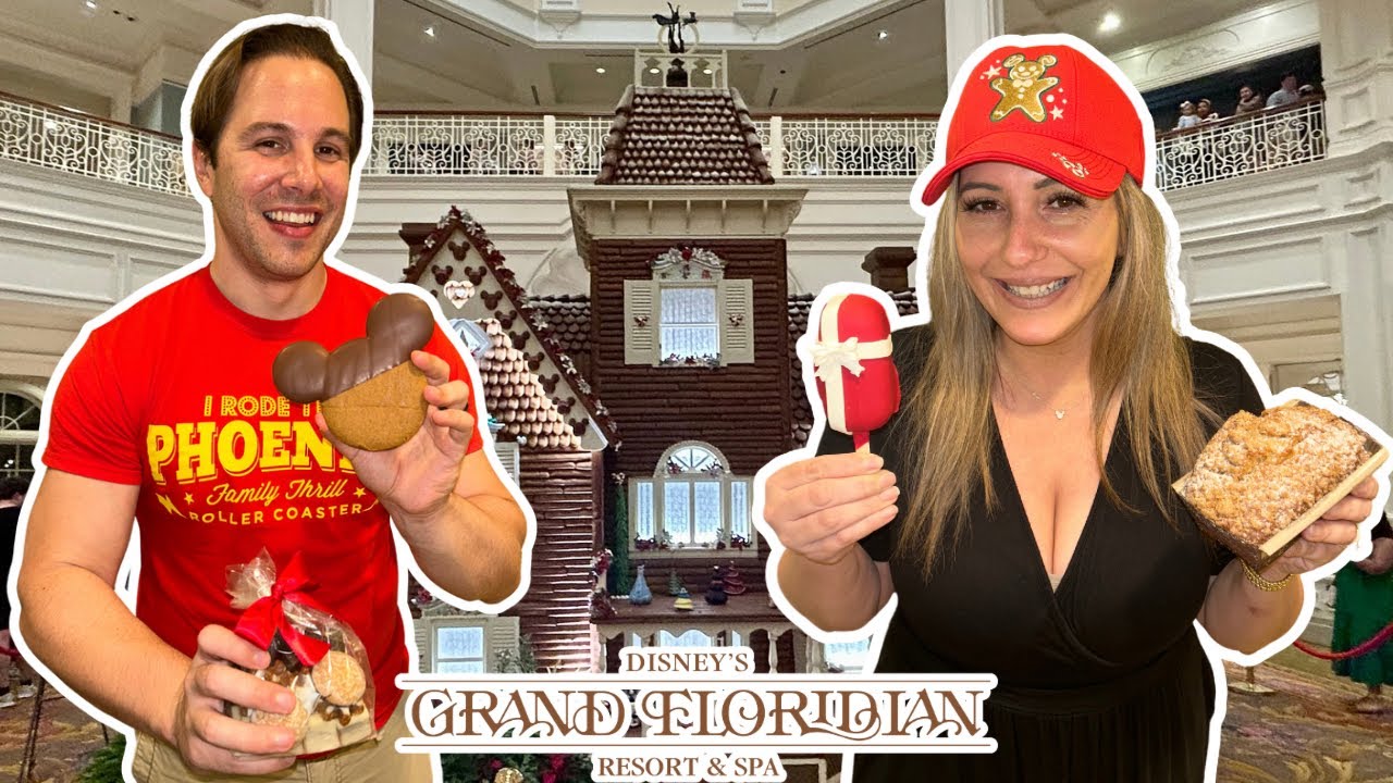 25th Anniversary of Disney's Grand Floridian Gingerbread House! Finding the BEST Holiday Treats